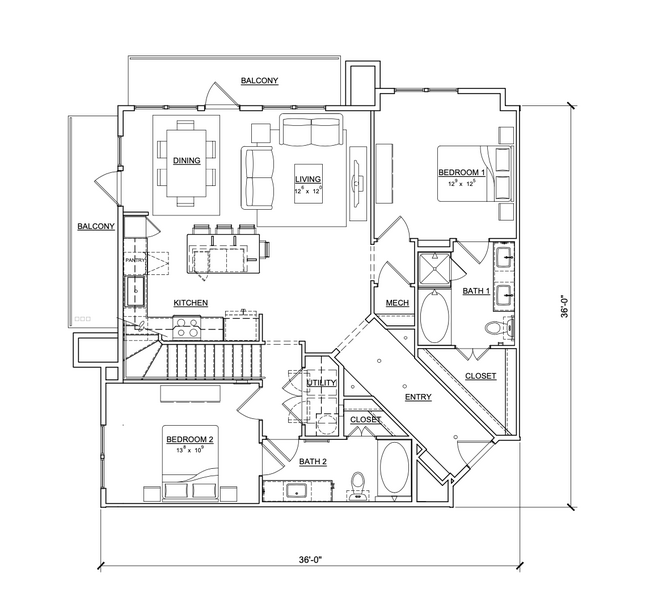 Primrose Terrace 328 floor plan